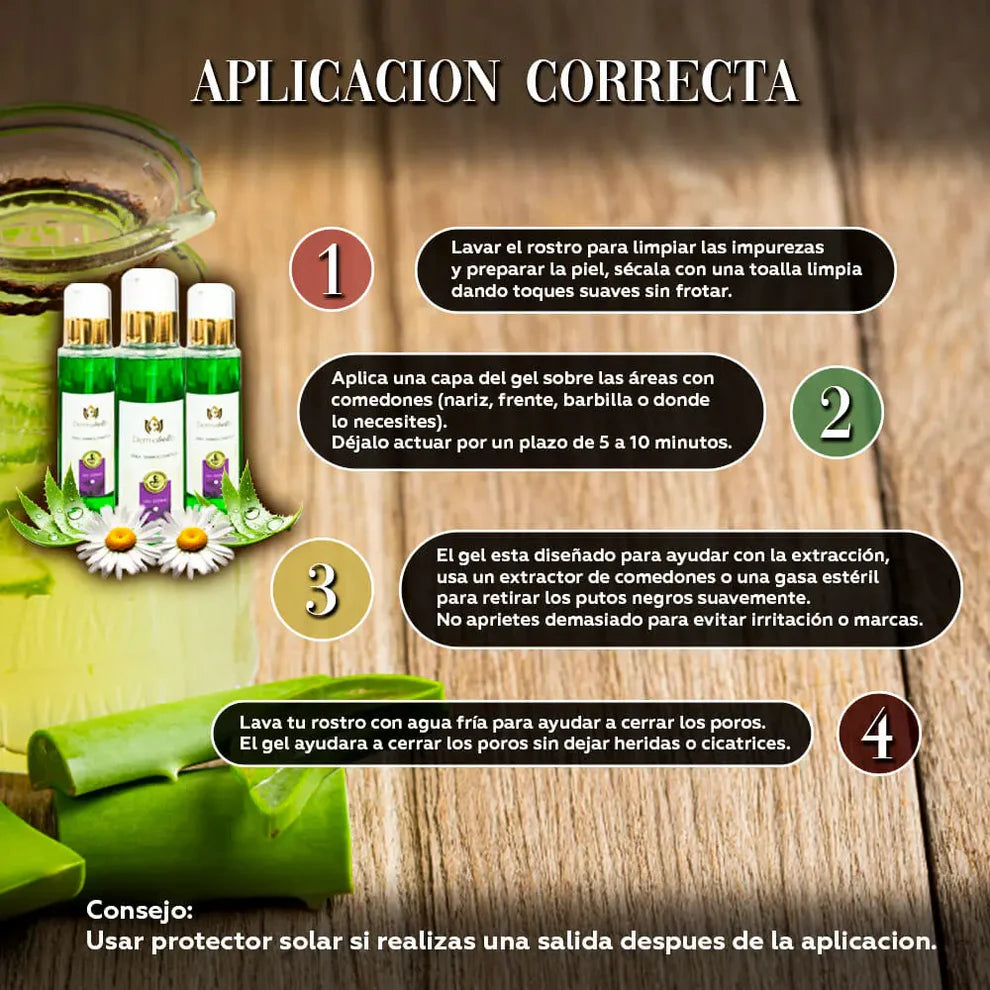 REMOVEDOR DE PUNTOS NEGROS Y ACNE - Validado al 100% - FRASCO GRANDE ( 120 ml)