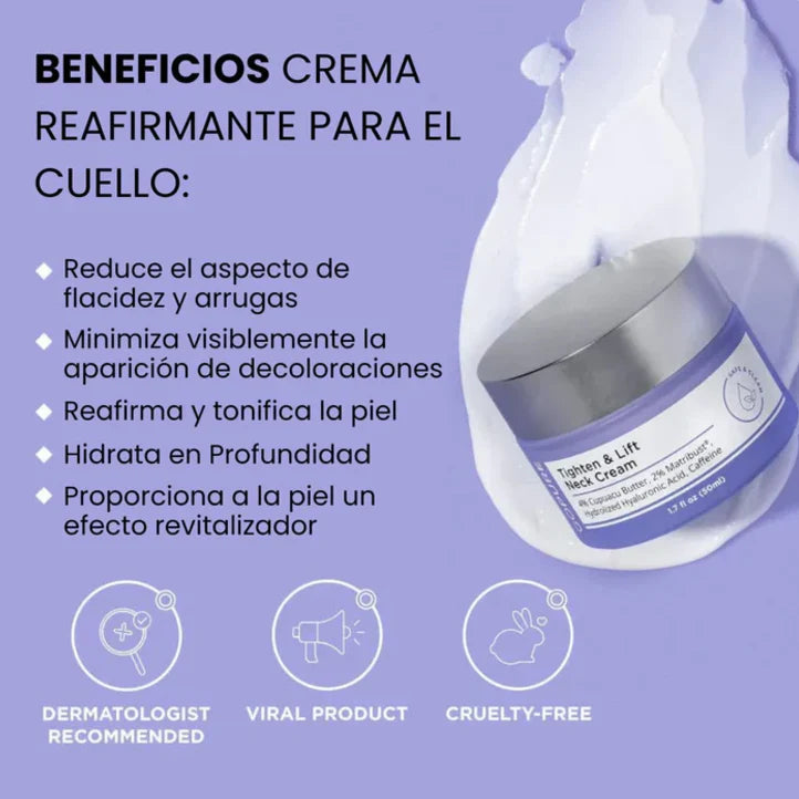 GOPURE - CREMA REAFIRMANTE Y LIFTING PARA EL CUELLO