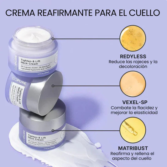 GOPURE - CREMA REAFIRMANTE Y LIFTING PARA EL CUELLO