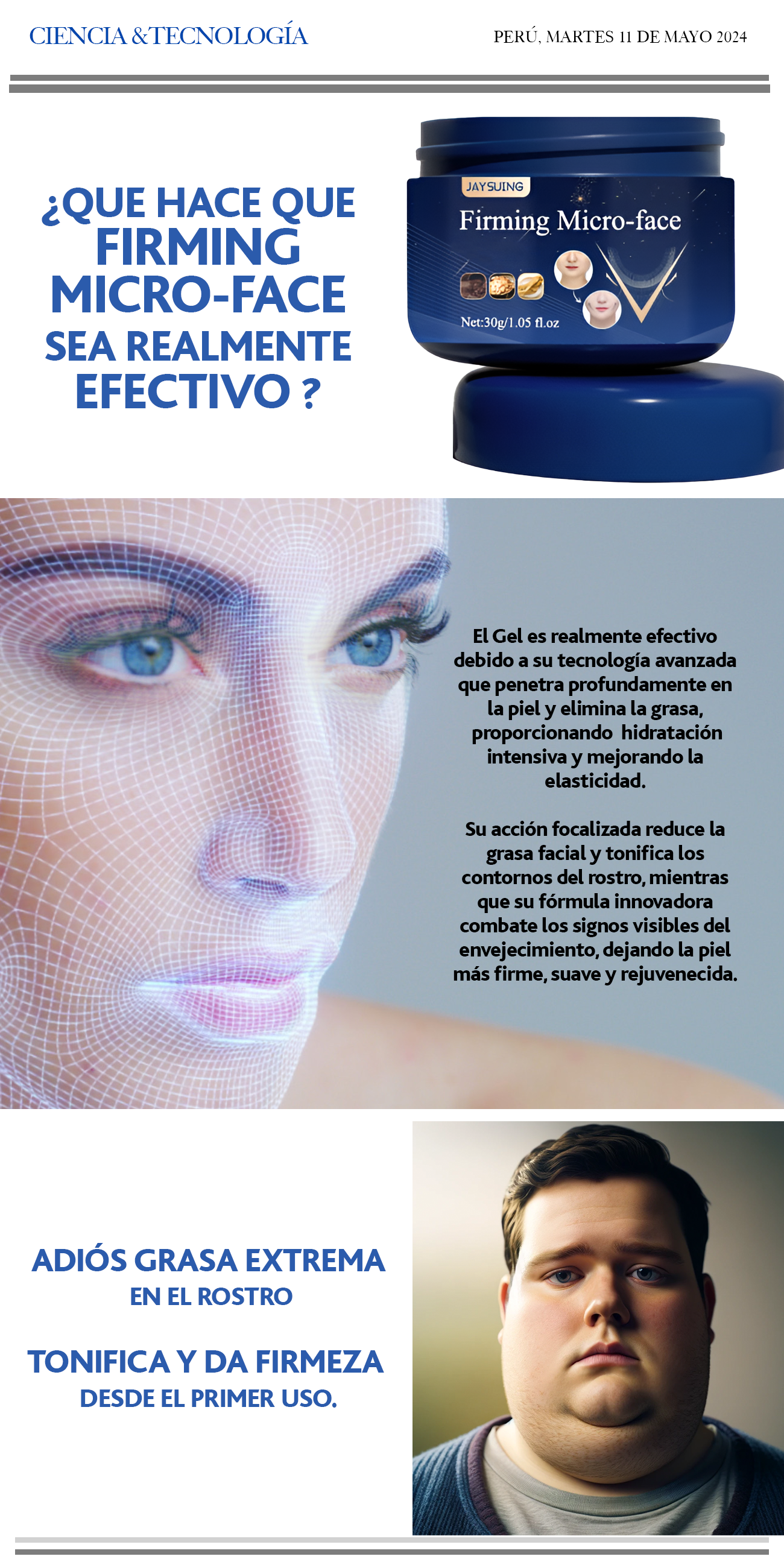 FIRMING MICRO-FACE GEL™ - ELIMINA LA PAPADA